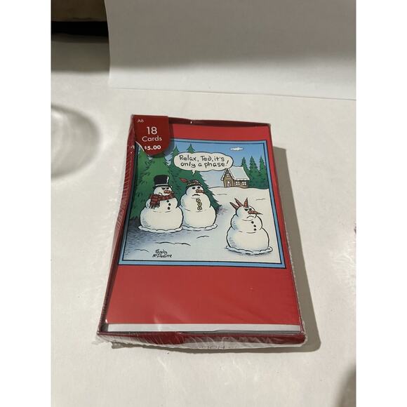 3 Box Of 12 Ea -Relax Its Only A Phase & Prance Stars 54 Christmas Funny Cards - Picture 7 of 8